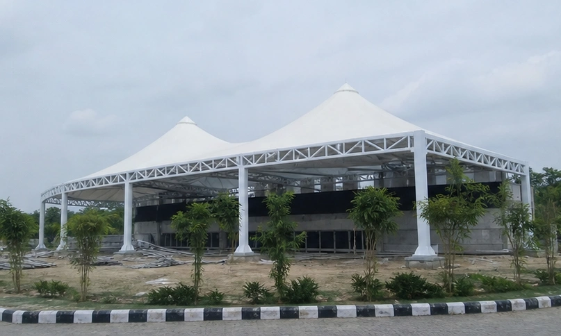 Sehwag International School, Jhajjar tensile structure, Ekra Decor &mdash; photograph 4